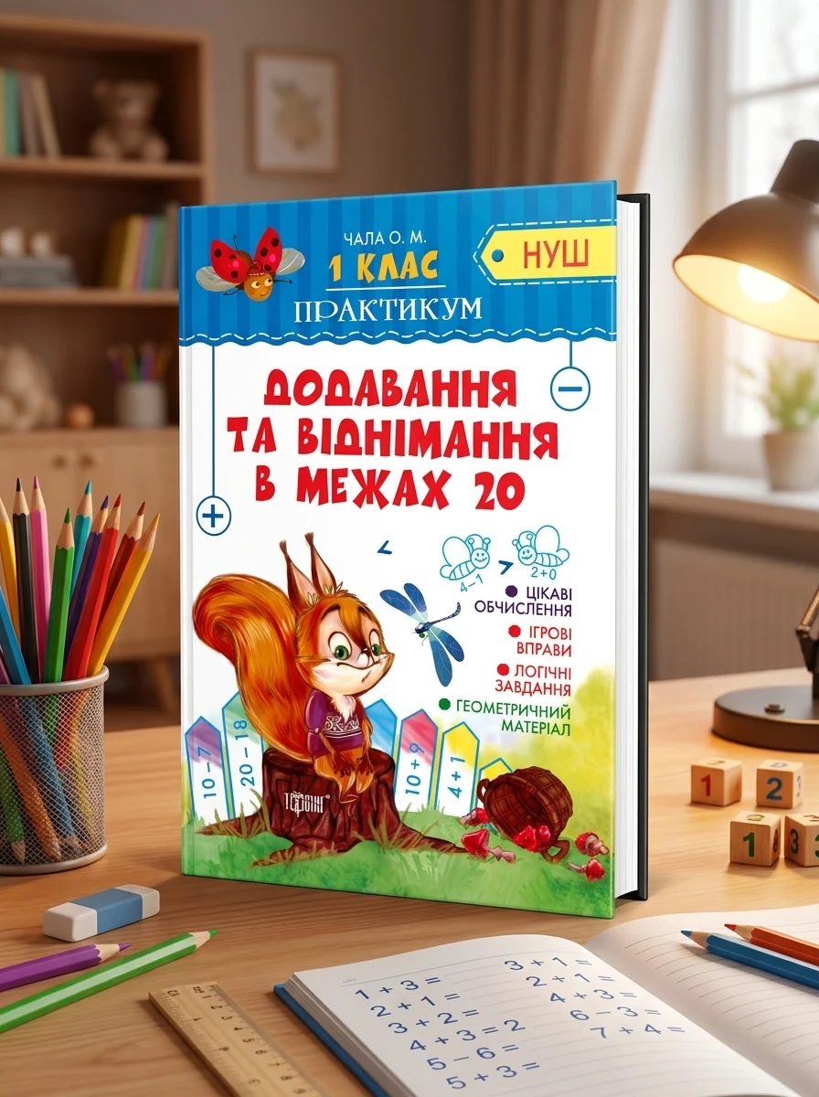 Практикум. 1 клас. Додавання та віднімання в межах 20 — Дім, сім'я, релігія