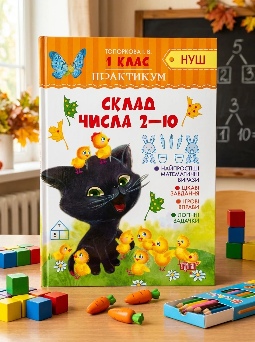 Практикум. 1 клас. Склад числа 2-10 — Дитяча література