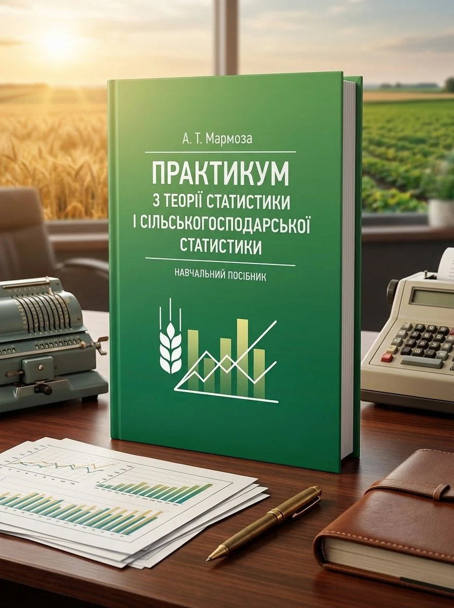 Практикумуз теорії статистики і сільськогосподарської статистики. — Мармоза А.Т., обкладинка