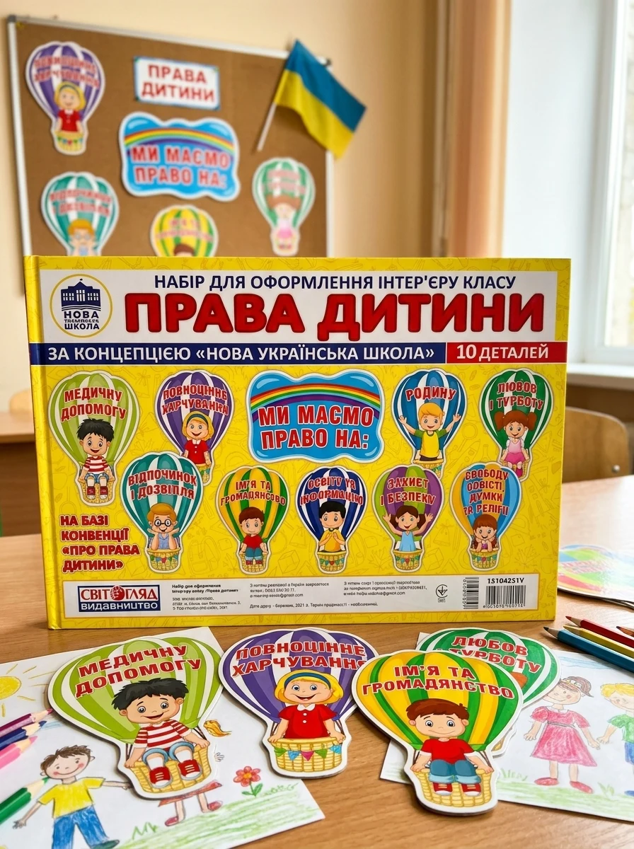 Права дитини. Набір для оформлення інтер'єру класу