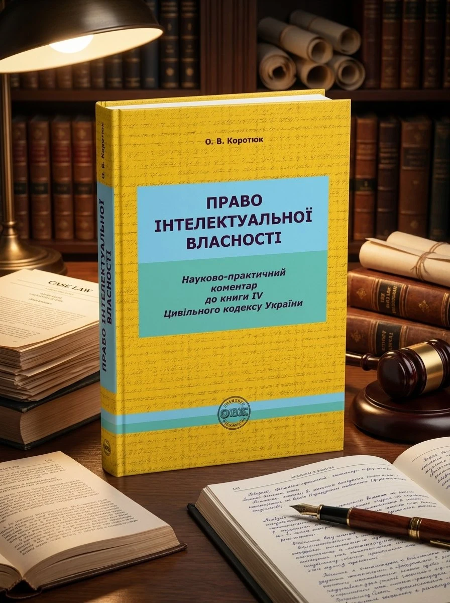 Право інтелектуальної власності. Науково-практичний коментар до книги IV Цивільного кодексу України — Оксана Коротюк, обкладинка