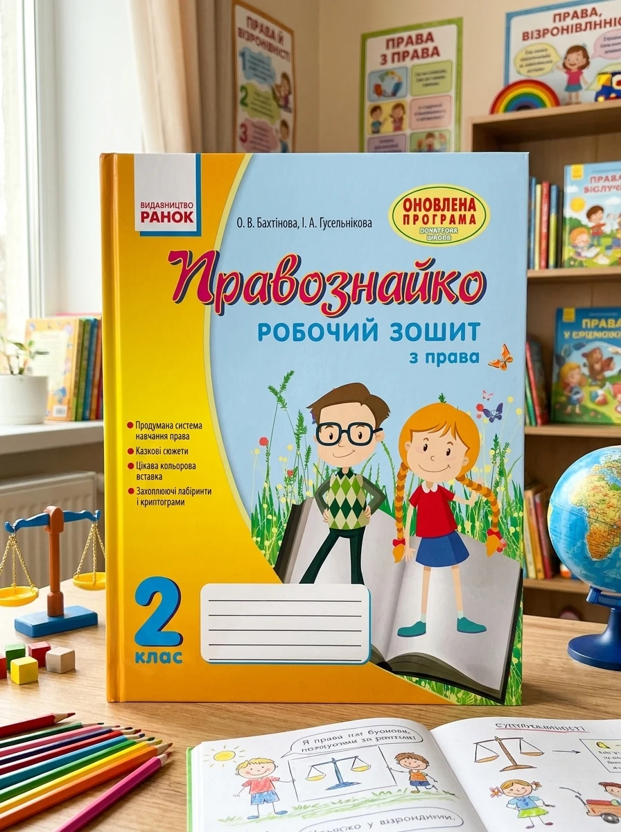 Правознайко. Робочий зошит з права. 2 клас — Дитяча література