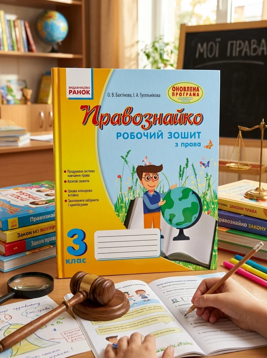 Правознайко. Робочий зошит з права. 3 клас — Дитяча література