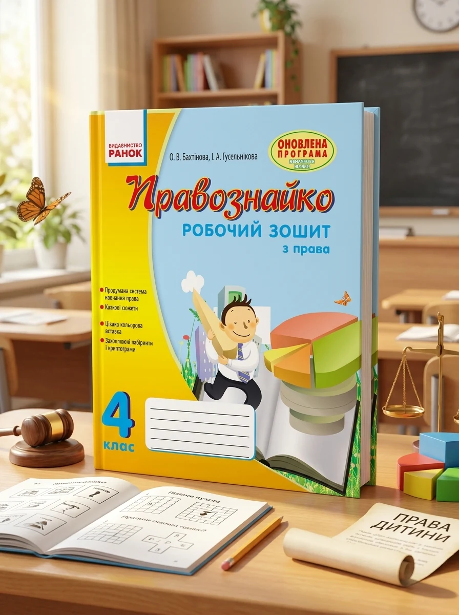 Правознайко. Робочий зошит з права. 4 клас — Дитяча література