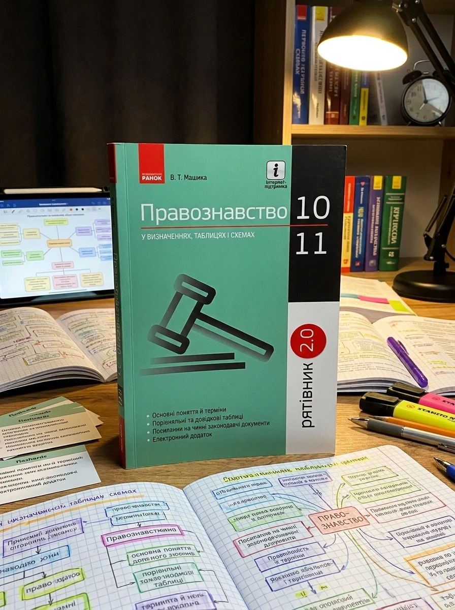 Правознавство 10 - 11 класи. У визначеннях, таблицях і схемах. Рятівник 2.0 — Вивчення мов