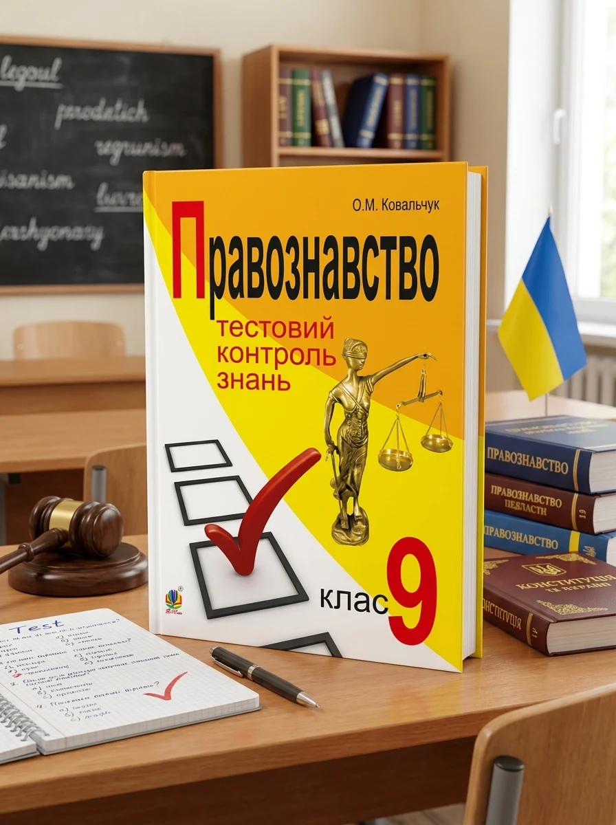 Правознавство. Тестовий контроль знань. 9 клас