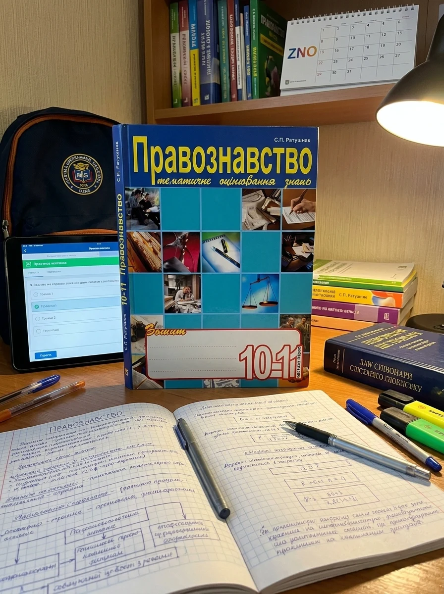 Правознавство. Зошит для тематичного оцінювання знань учнів. 10-11 класи. Частина 1 — фото 2