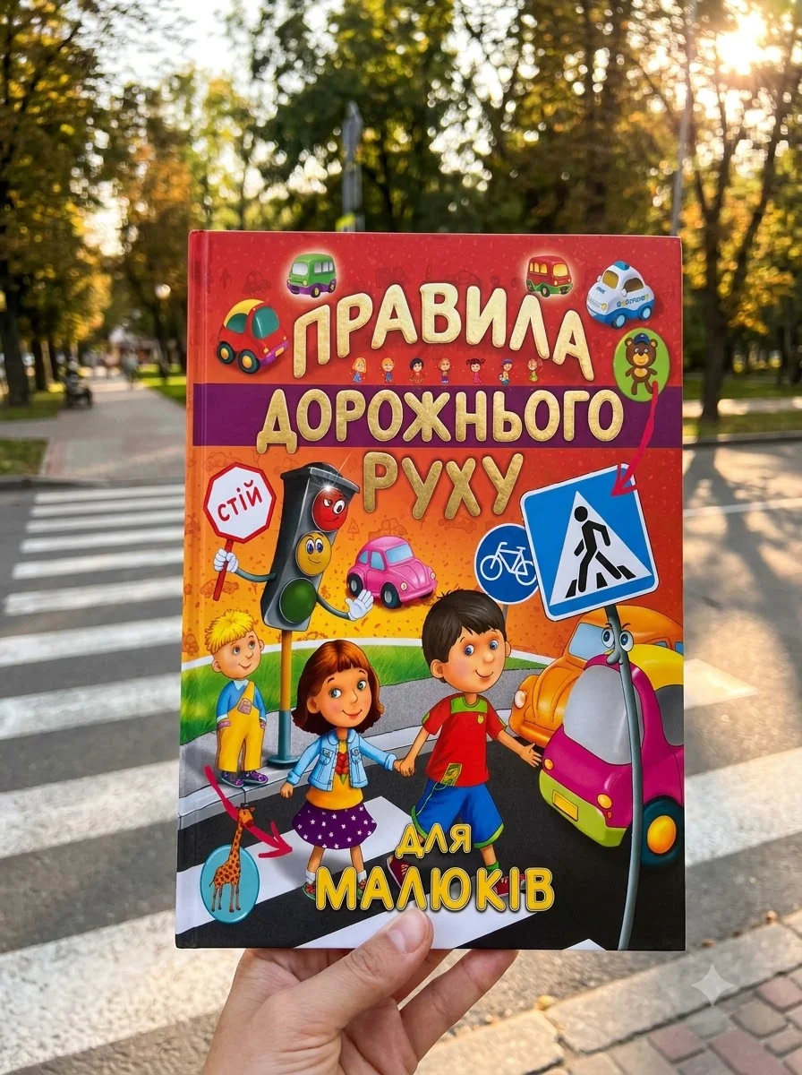 Правила дорожнього руху для малюків — Товстий В., обкладинка