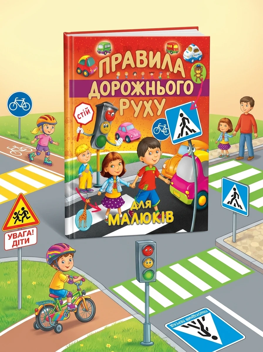 Правила дорожнього руху для малюків — Дитячі книги