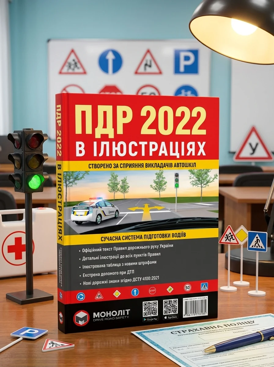 Правила Дорожнього Руху України 2022 р. Ілюстрований навчальний посібник (українською мовою) (великі), фото 2