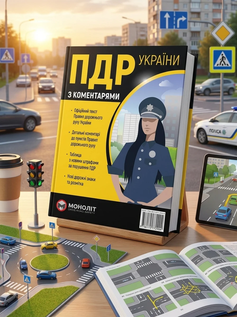 Правила дорожнього руху України 2023 з коментарями та ілюстраціями,