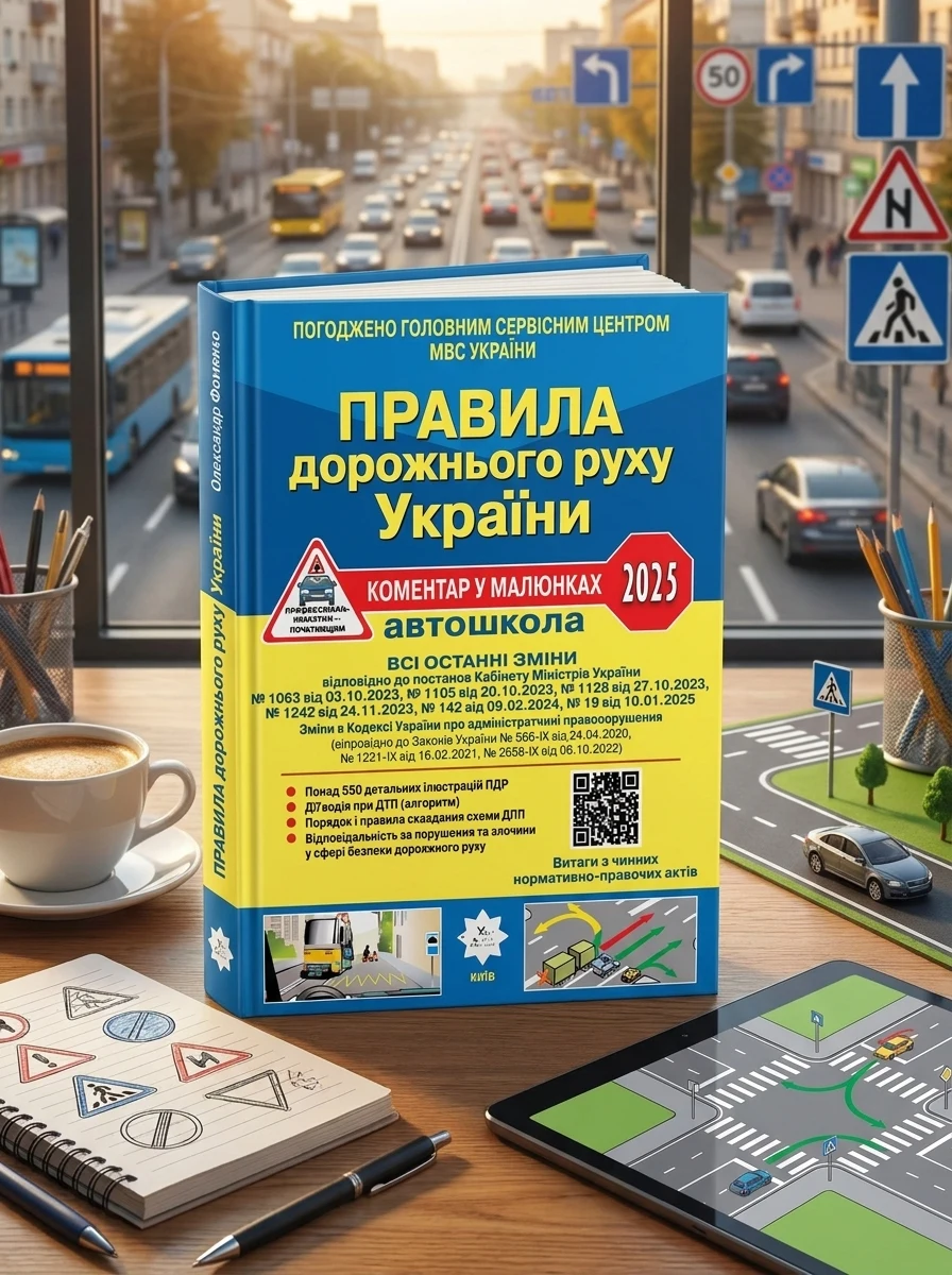Правила дорожнього руху України 2025: коментар у малюнках, постанова №19 від 10.01.2025 — Наука та психологія