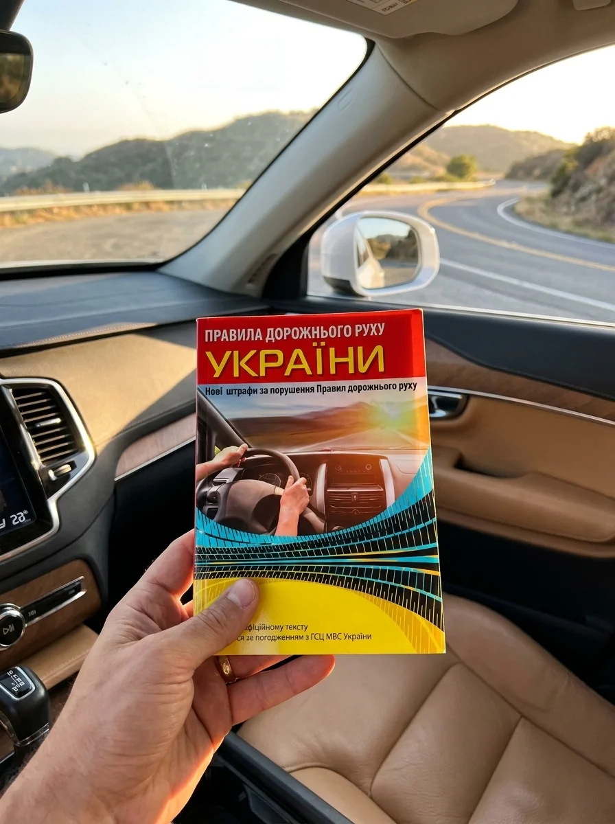Правила дорожнього руху України, обкладинка