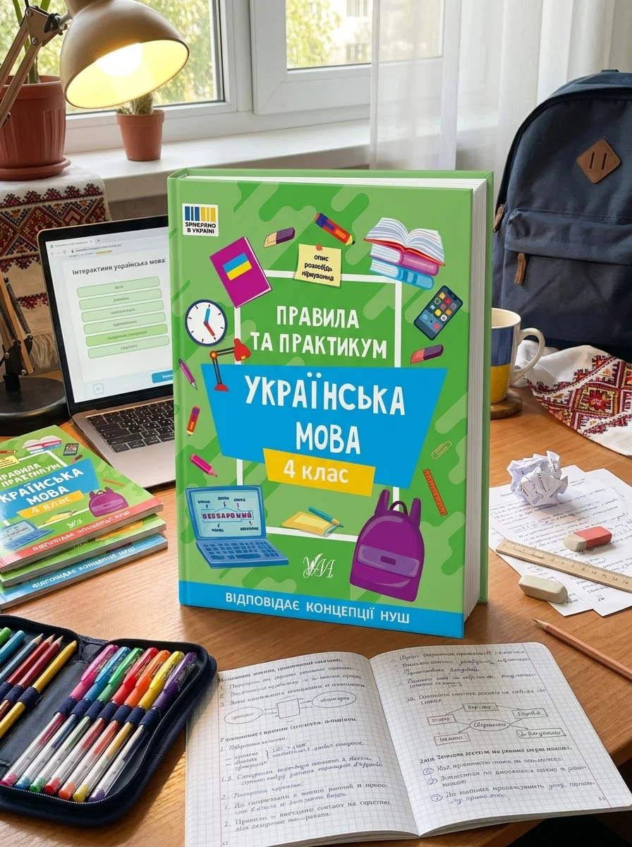 Правила та практикум. Українська мова. 4 клас — Вивчення мов
