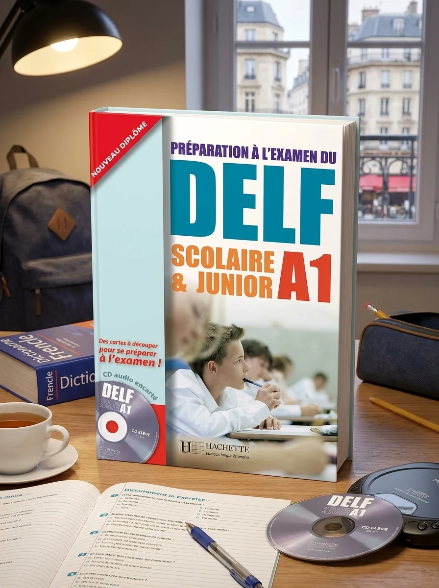 Preparation a l'examen du DELF A1 scolaire et junior/ Livre + CD audio — Вивчення мов