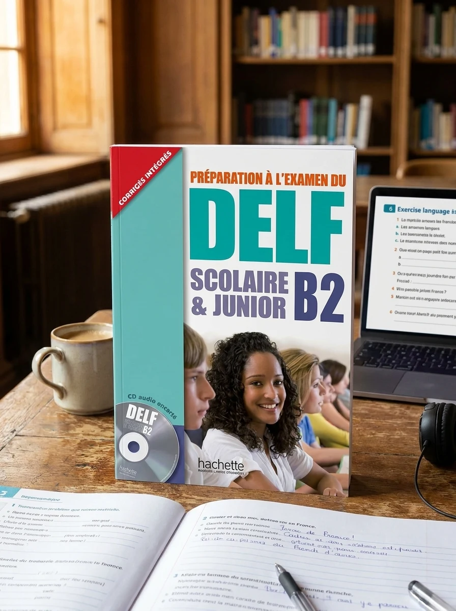 Preparation a l'examen du DELF B2 scolaire et junior/ Livre + CD audio, обкладинка