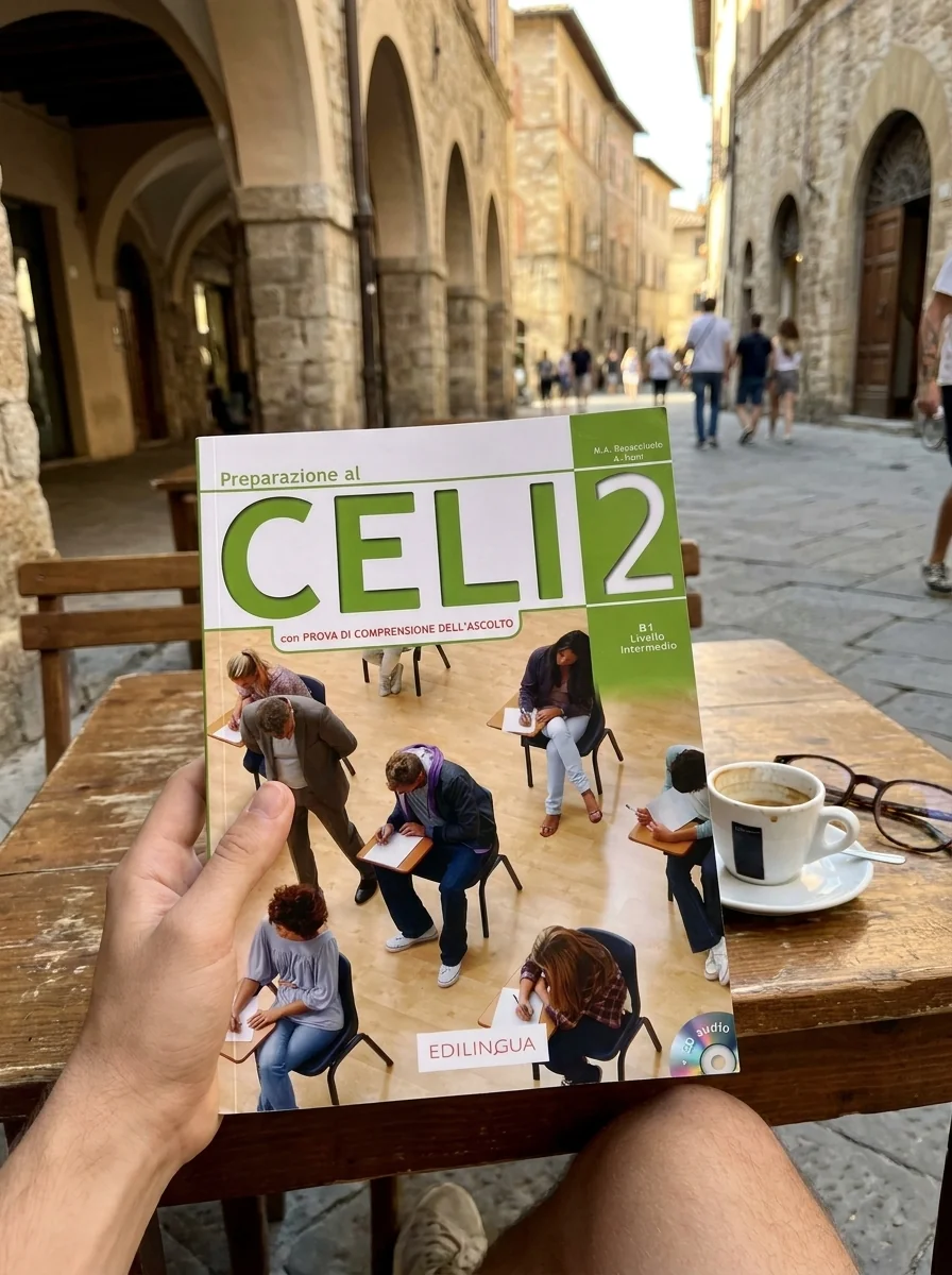 Preparazione al Celi 2 B1 (con Prova di Comprensione dell'Ascolto) + CD — Марія Анжела Рапаччуоло, обкладинка