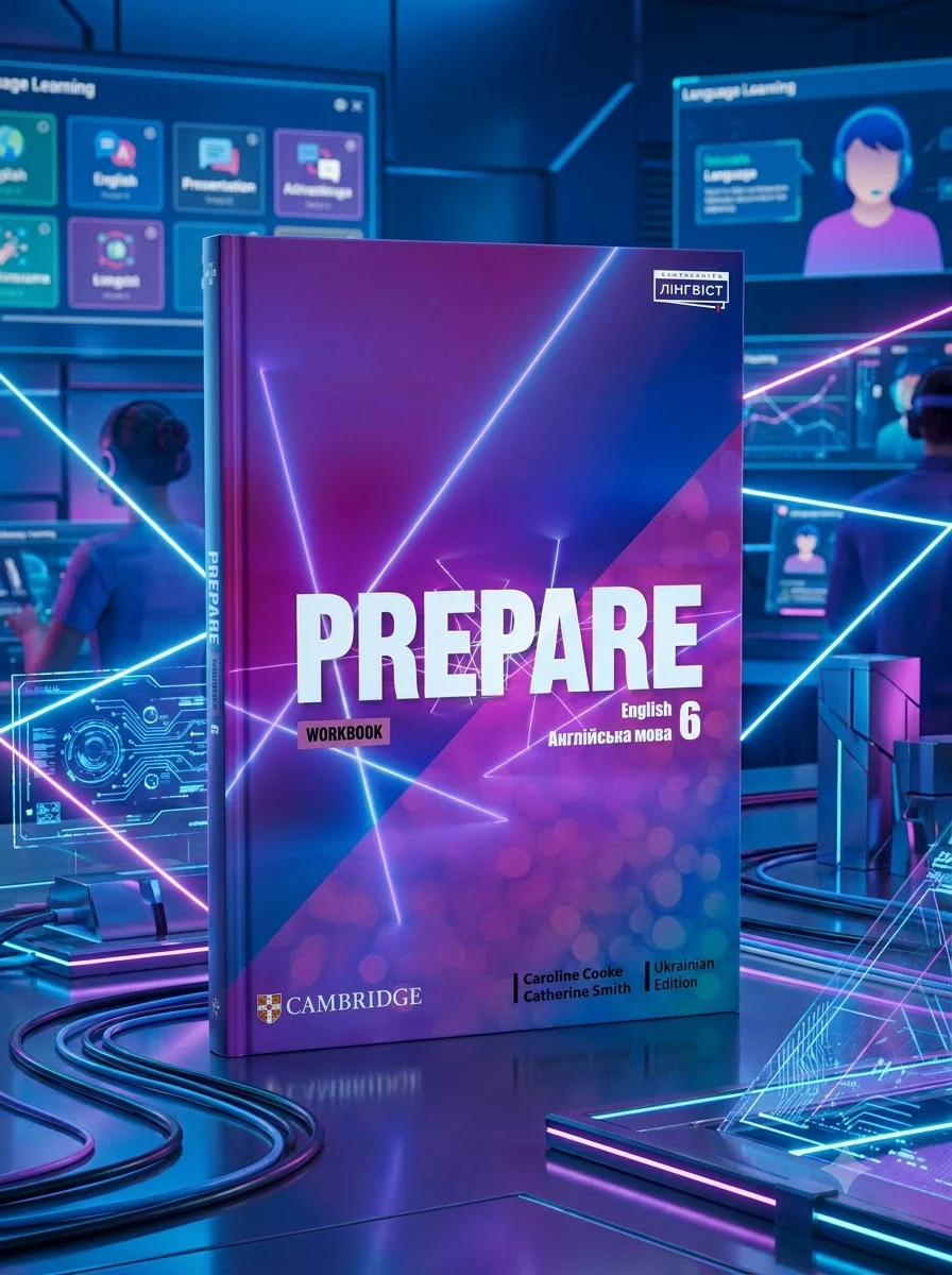 Prepare. Level 6. Workbook (for Ukraine, НУШ) — Керолайн Кук, обкладинка