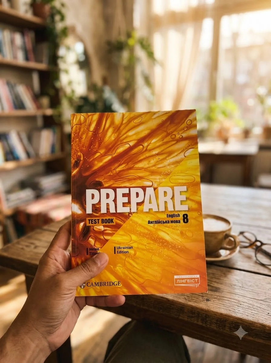 Prepare. Ukrainian Edition. Test Book 8 — Хелен Тіліуін, обкладинка