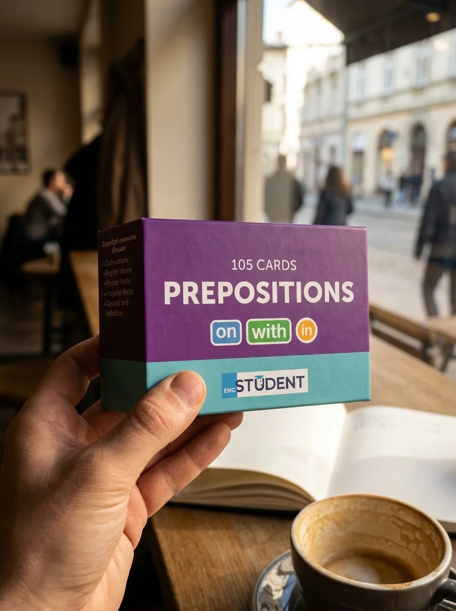 Prepositions (105) англійська — English Student, обкладинка