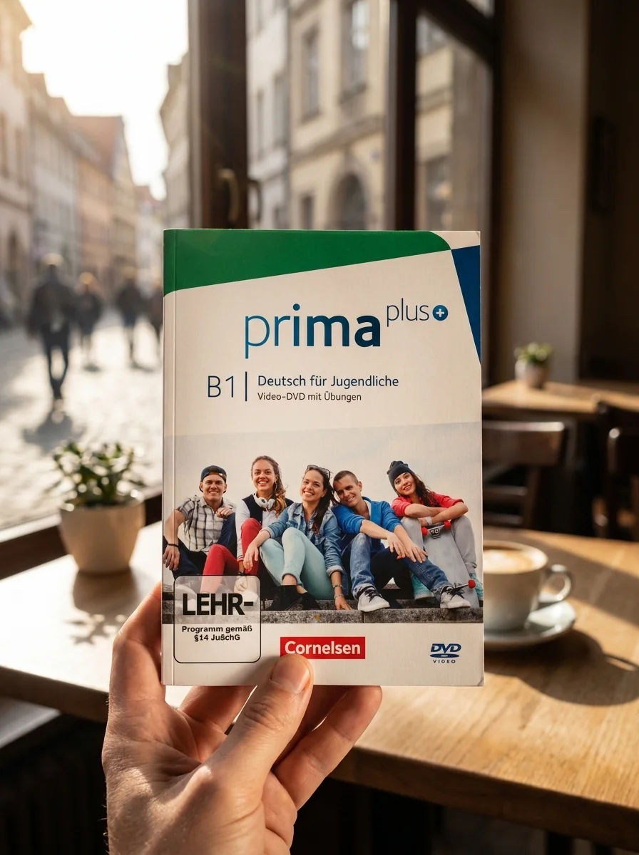 Prima plus B1. Video-DVD mit Übungen, обкладинка