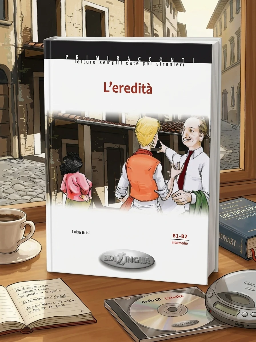 Primiracconti (B1-B2) L'Eredita + CD Audio — Луїза Брізі, фото 2