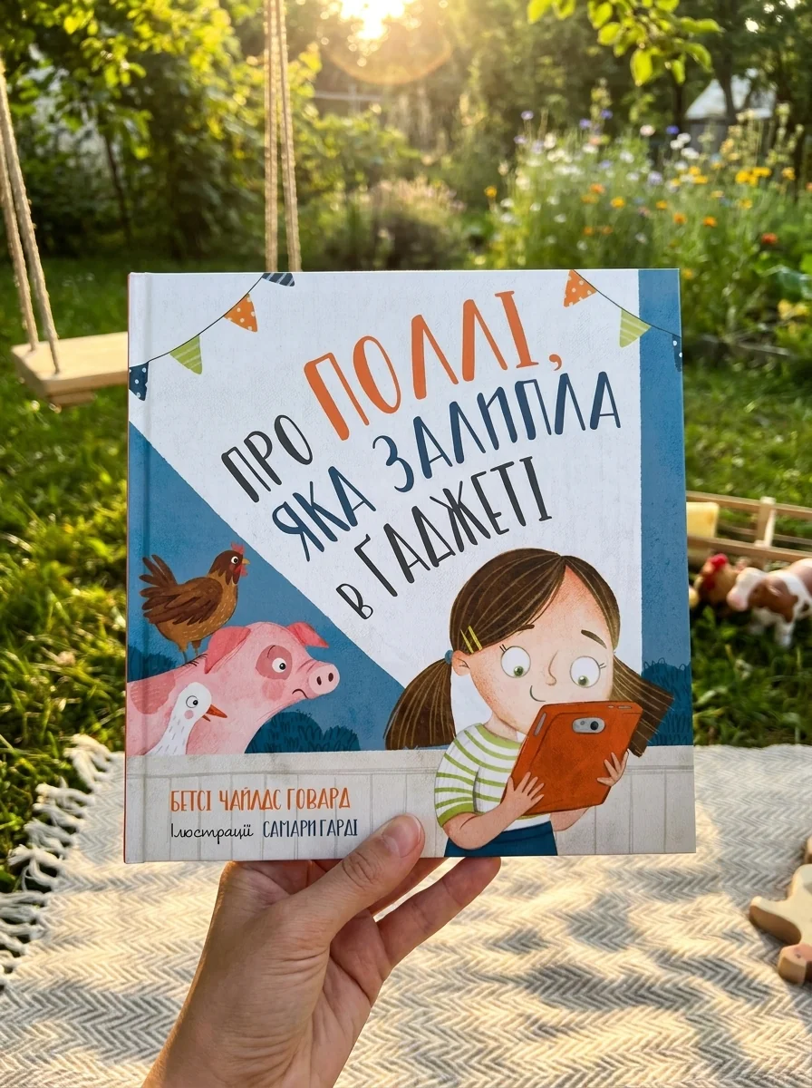 Про Поллі, як залипла у гаджеті — Дитяча література