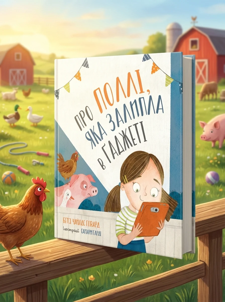 Про Поллі, як залипла у гаджеті — Дитяча література