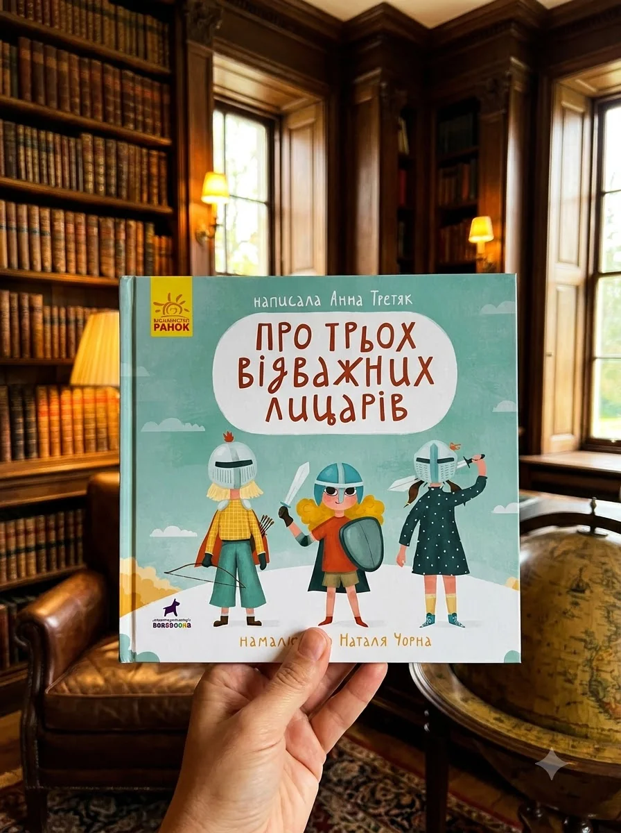 Про трьох відважних лицарів — Дитяча література