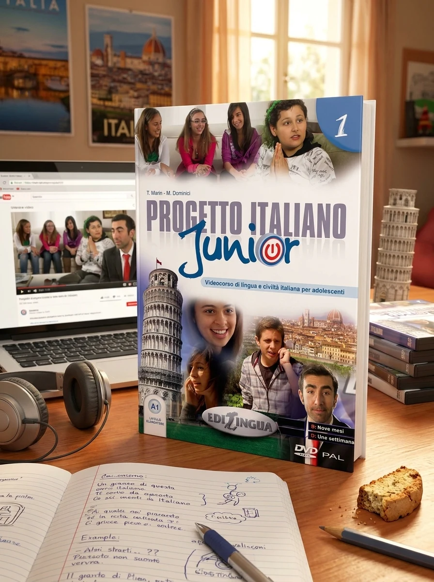 Progetto Italiano Junior 1 Video DVD — Вивчення мов