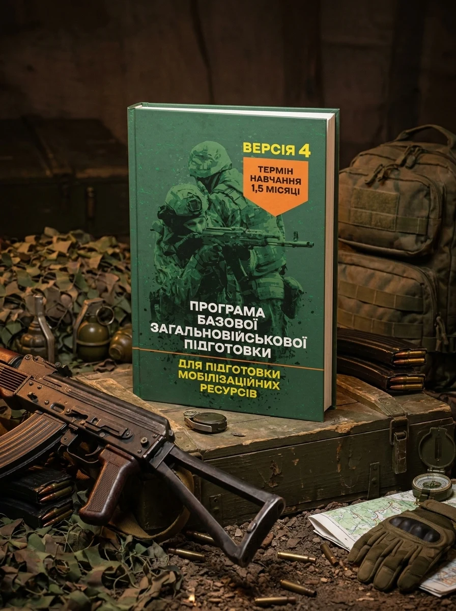 Програма базової загальновійськової підготовки (для підготовки мобілізаційних ресурсів, версія 4). Термін навчання 1,5 місяці