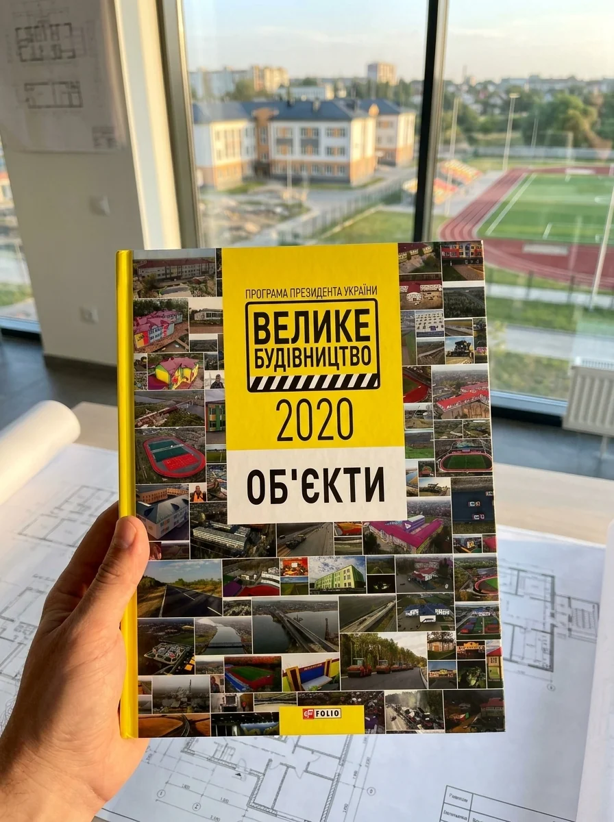 Програма Президента України "Велике Будівництво-2020". Об'єкти — Юрій Голик, обкладинка
