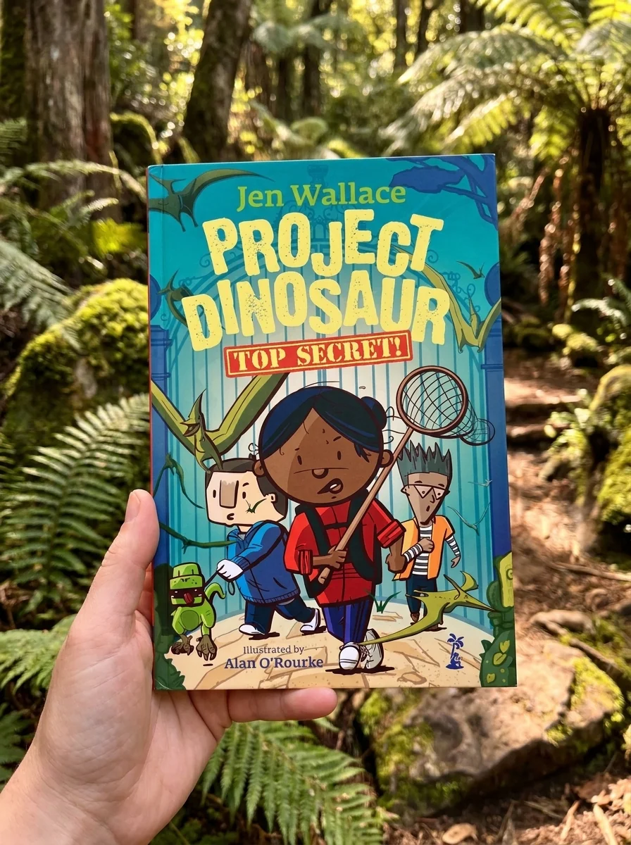 Project Dinosaur. Top Secret! — Джен Уоллес, обкладинка