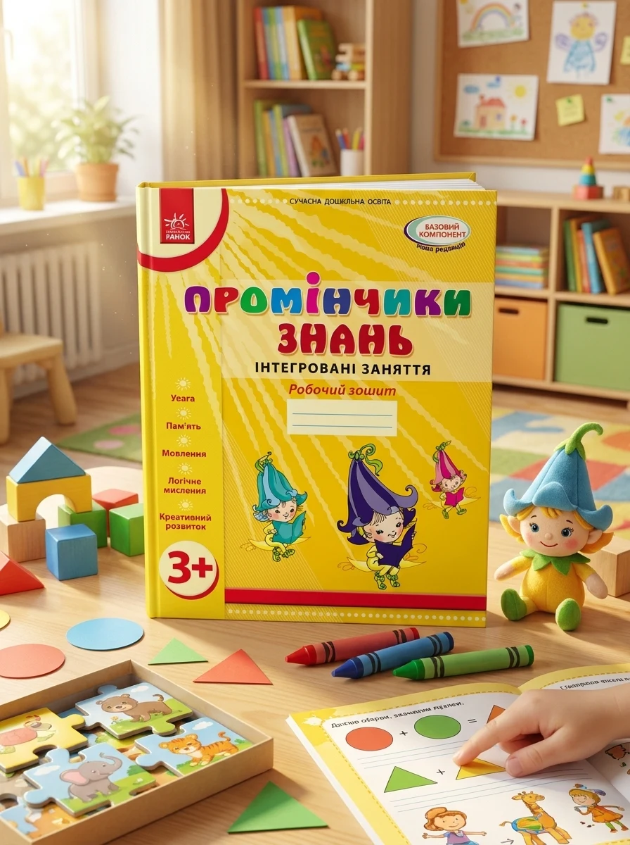 Промінчики знань 3+. Робочий зошит. Інтегровані заняття