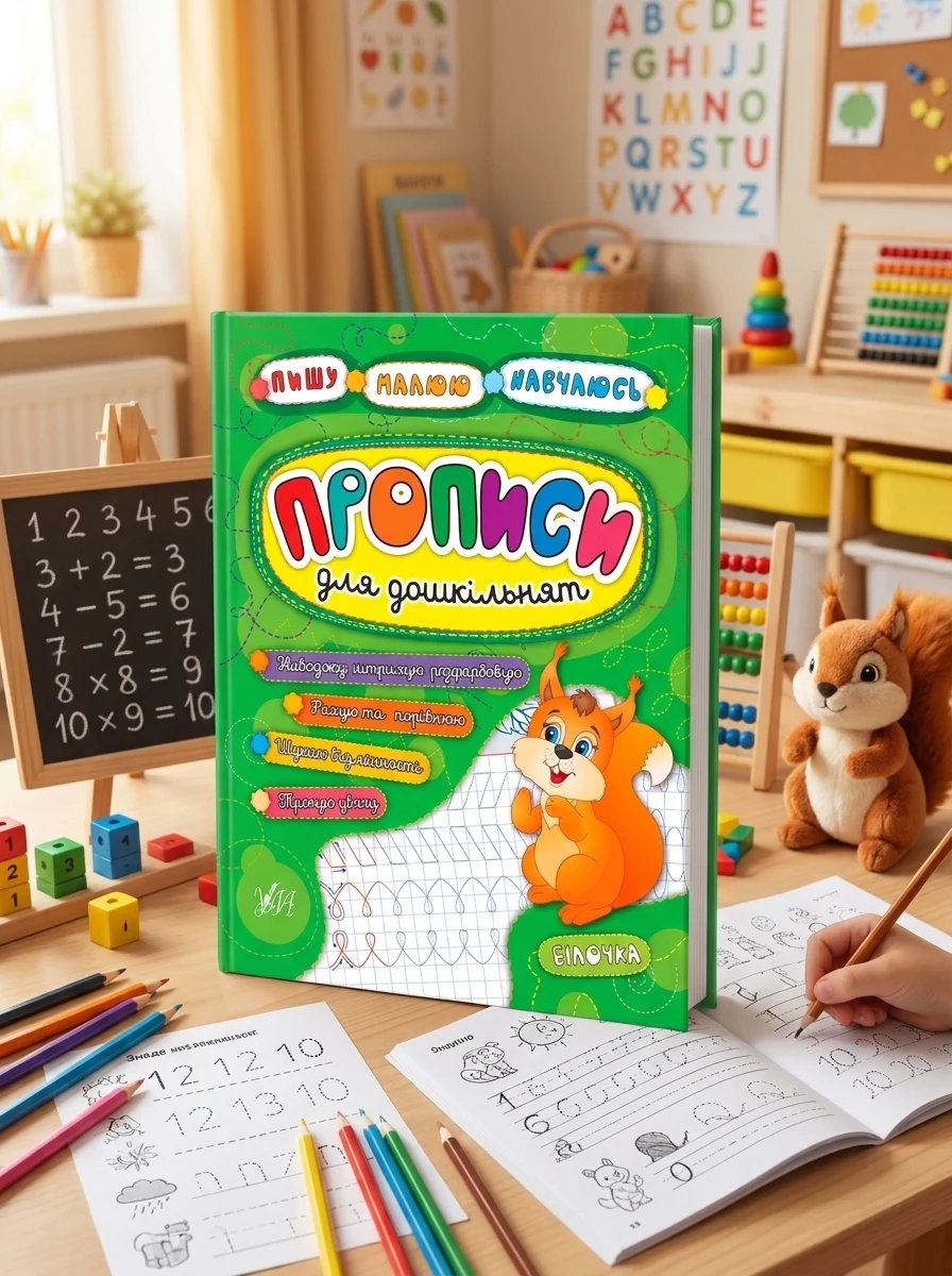ПРОПИС для дошкільнят. Білочка УЛА — фото 2