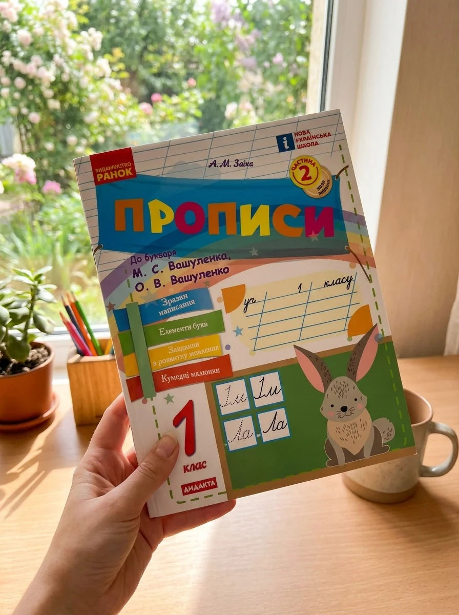 Прописи. 1 клас. До букваря М. Вашуленка, О. Вашуленко. У 2-х ч. Частина 2 — Вивчення мов