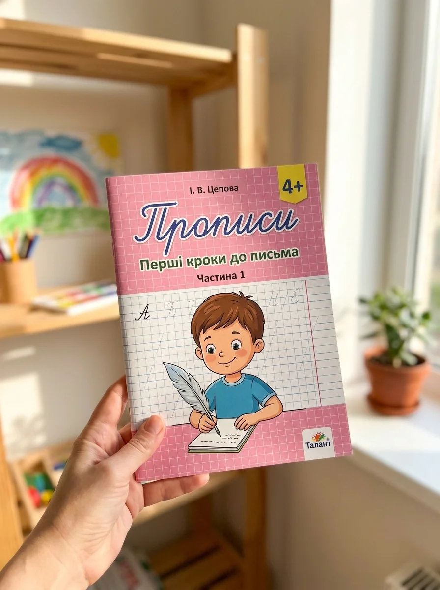Прописи. 4+ Перші кроки до письма. Частина 1 — Вивчення мов