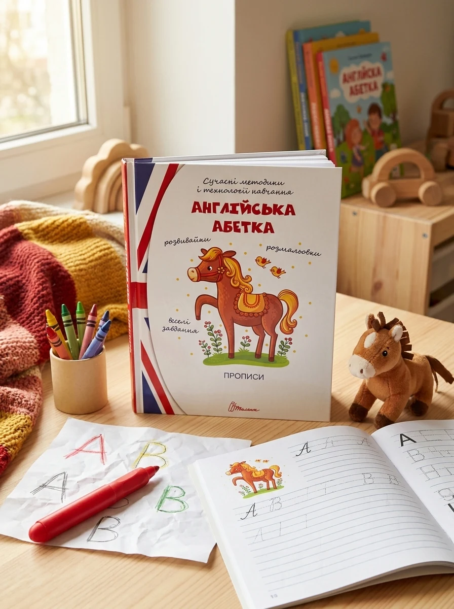 Прописи. Англійська абетка 4+, — Вивчення мов