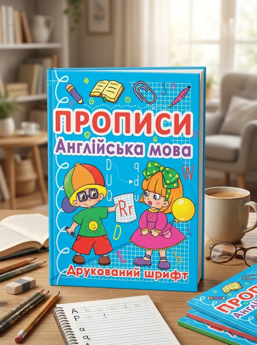 Прописи. Англійська мова. Друкований шрифт, — Вивчення мов