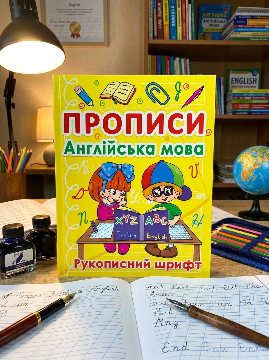 Прописи. Англійська мова. Рукописний шрифт, — Вивчення мов