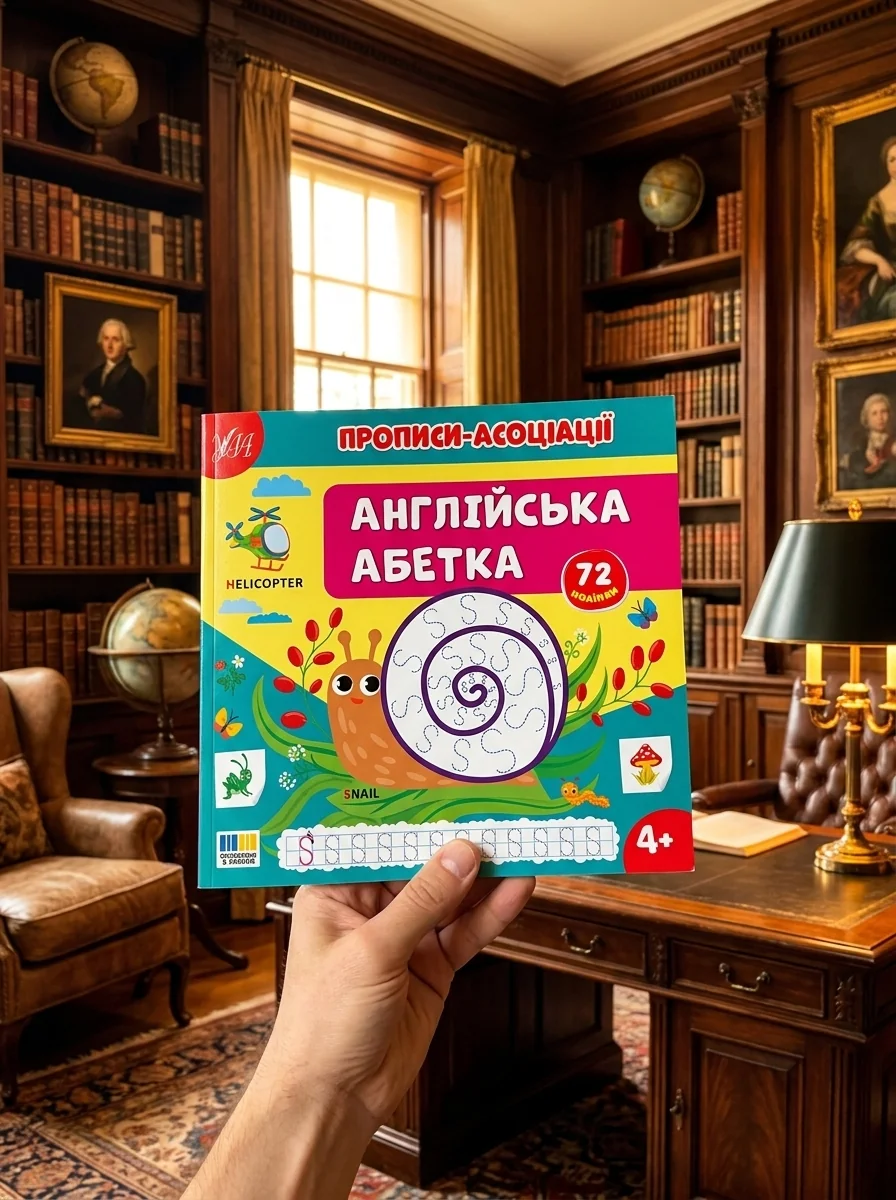 Прописи-асоціації. Англійська абетка — Розвивальні книги