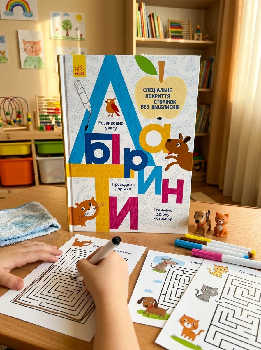 Прописи. Багаторазові прописи. Лабіринти, — Дитяча література