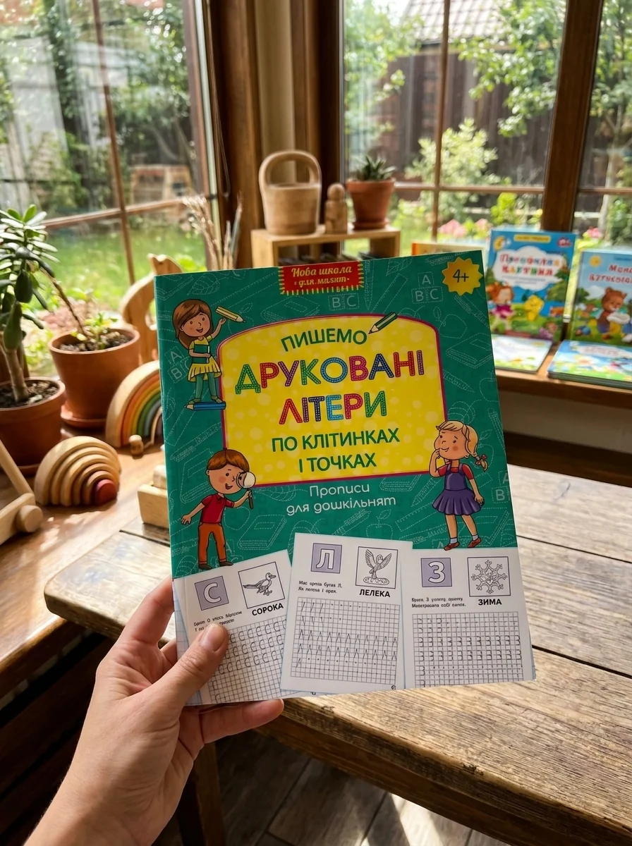 Прописи для дошкільнят. Пишемо друковані літери по клітинках і точках — фото 2