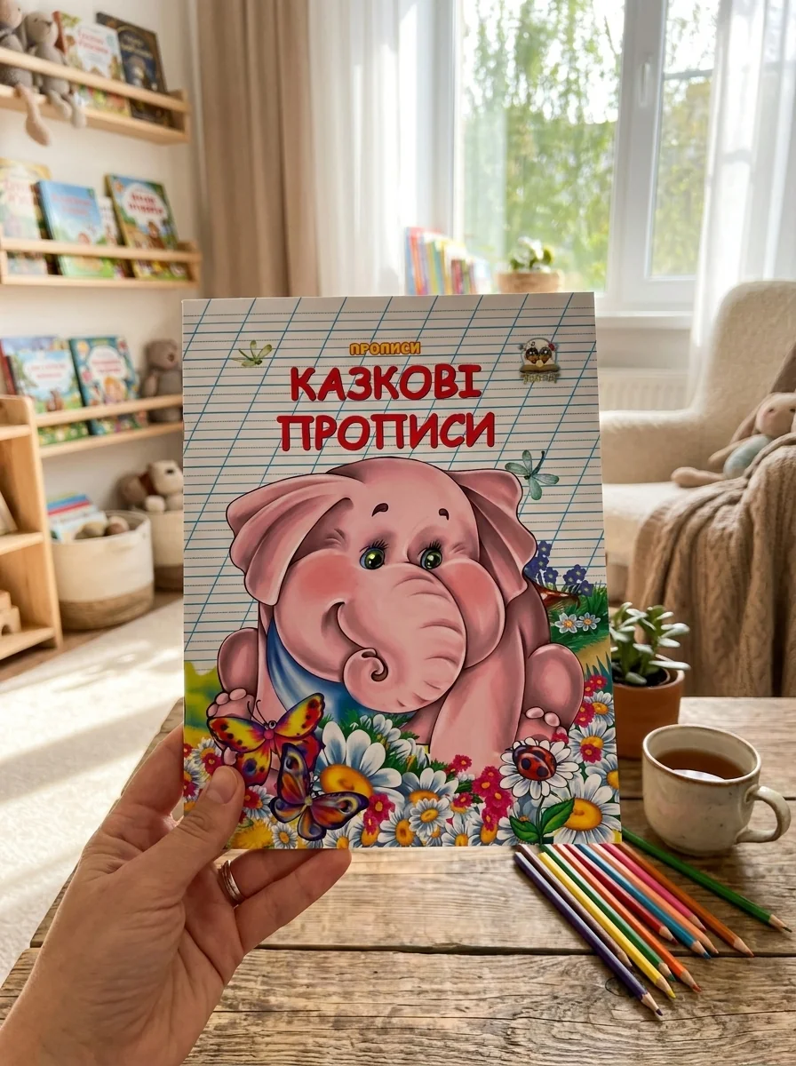 Прописи. Двоколірні. Казкові прописи — Лілія Гуменна, обкладинка