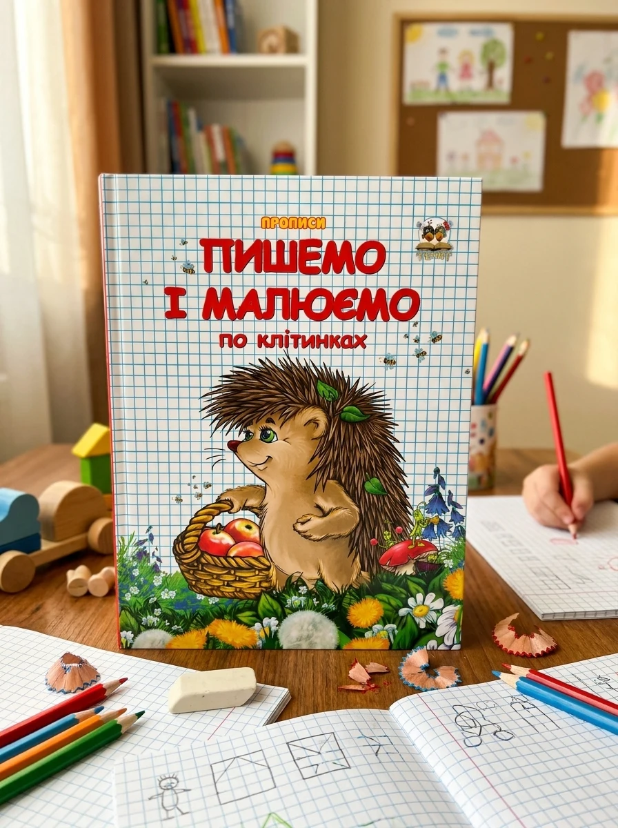 Прописи. Двоколірні. Пишемо і малюємо по клітинках