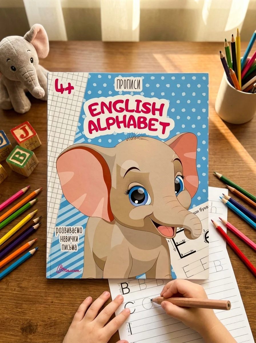 Прописи. English alphabet 4+, — Вивчення мов