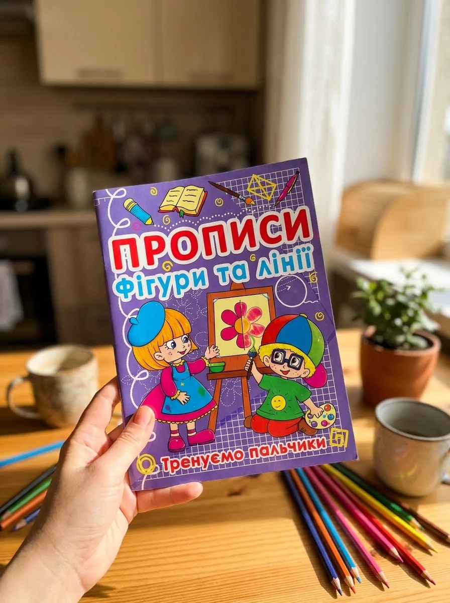 Прописи. Фігури та лінії. Тренуємо пальчики — Дитяча література