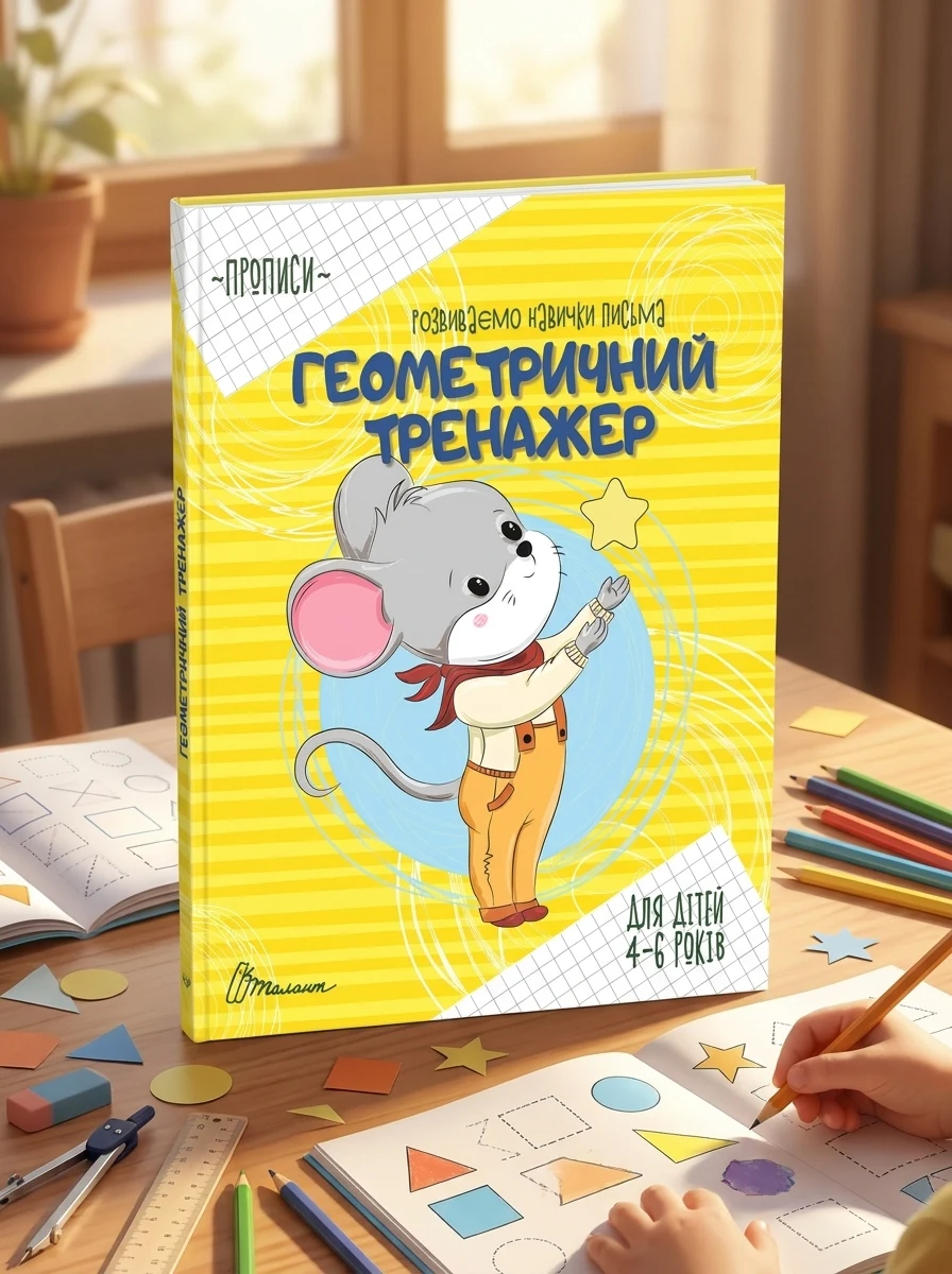 Прописи. Геометричний тренажер — Дитяча література