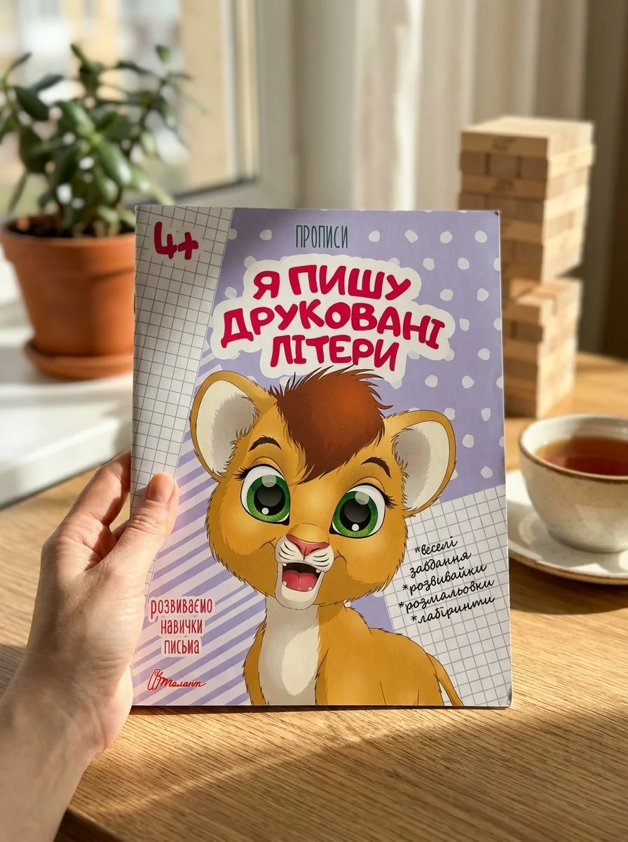Прописи. Я пишу друковані літери 4+ — Вивчення мов