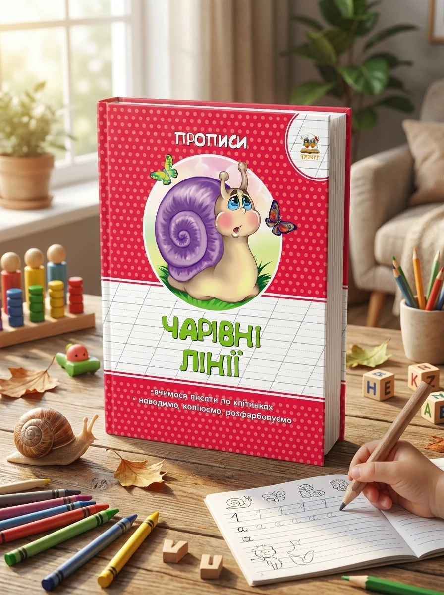 Прописи. Кольорові. Чарівні лініїї — Дитяча література
